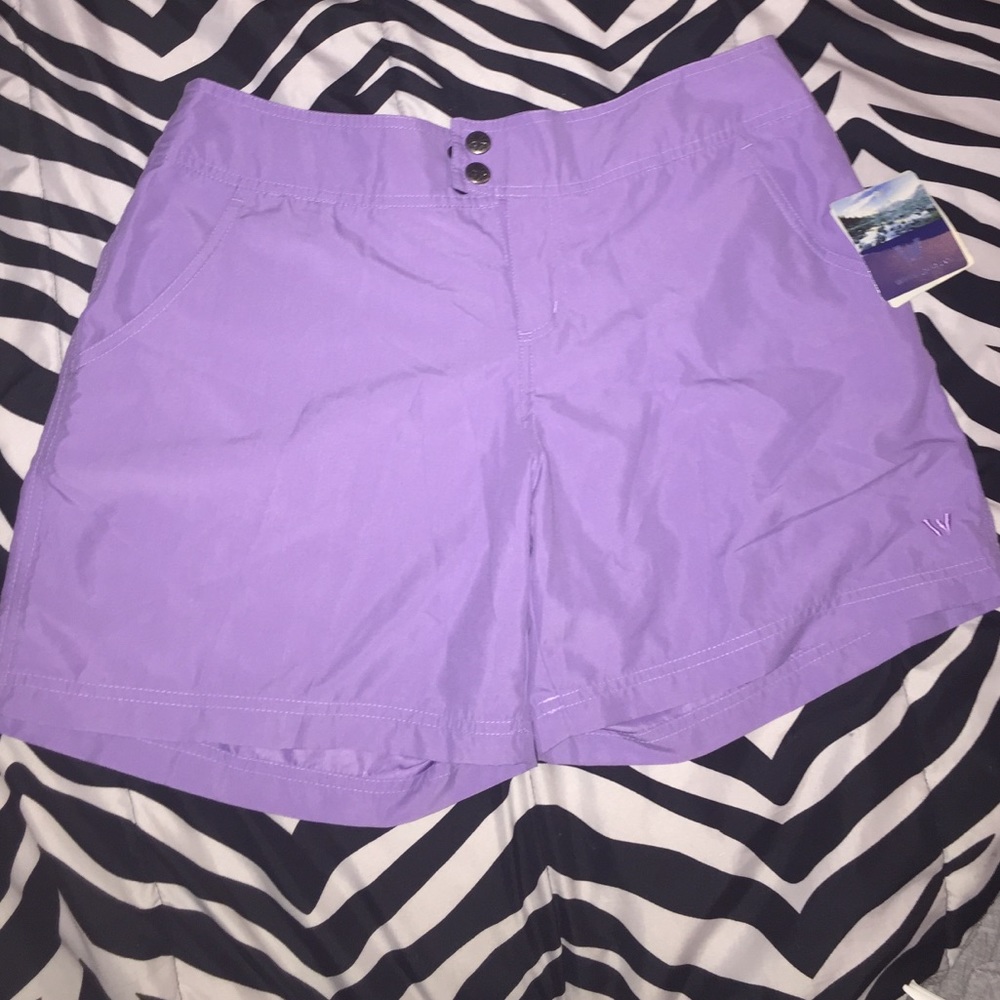 Purple shorts